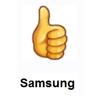 Thumbs Up on Samsung