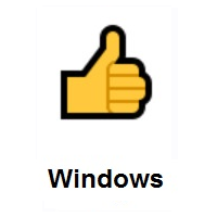 Thumbs Up on Microsoft Windows