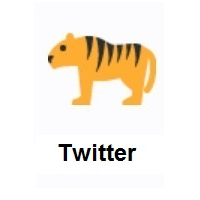 Tiger on Twitter Twemoji