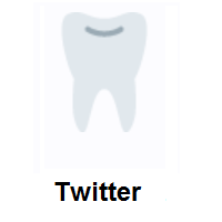 Tooth on Twitter Twemoji