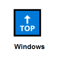 TOP Arrow on Microsoft Windows