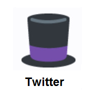 Top Hat on Twitter Twemoji