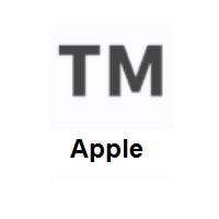 Trade Mark on Apple iOS