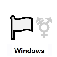 Transgender Flag on Microsoft Windows