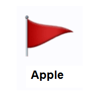 Triangular Flag on Apple iOS