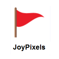 Triangular Flag on JoyPixels