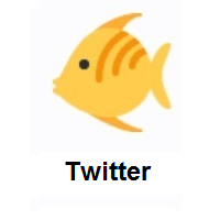 Tropical Fish on Twitter Twemoji