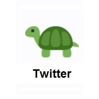 Turtle on Twitter Twemoji