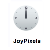 Twelve O’clock on JoyPixels