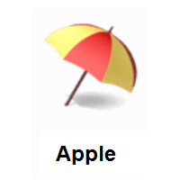 Umbrella On Ground on Apple iOS
