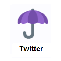 Umbrella on Twitter Twemoji