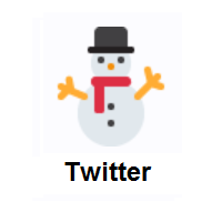 Unemployed Snowman on Twitter Twemoji