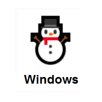 Unemployed Snowman on Microsoft Windows
