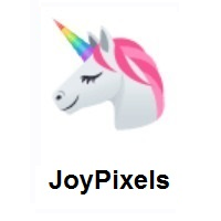 Unicorn on JoyPixels