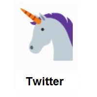Unicorn on Twitter Twemoji