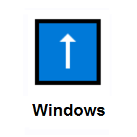 Up Arrow on Microsoft Windows