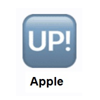 UP! Button on Apple iOS