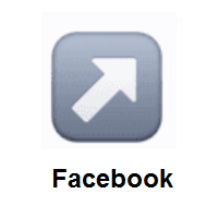 Up-Right Arrow on Facebook
