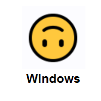 Upside-Down Face on Microsoft Windows