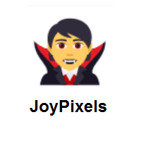 Vampire on JoyPixels