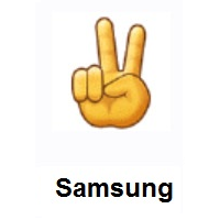 Victory Hand on Samsung