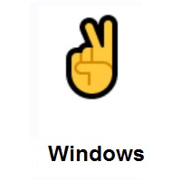 Victory Hand on Microsoft Windows