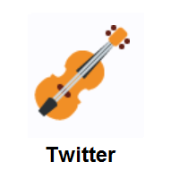 Violin on Twitter Twemoji