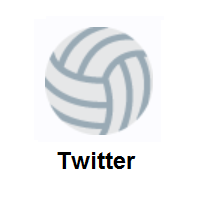 Volleyball on Twitter Twemoji
