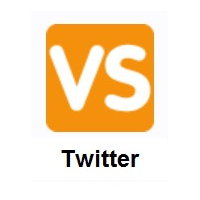 VS Button on Twitter Twemoji