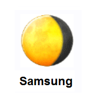 Waning Gibbous Moon on Samsung