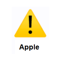 Warning on Apple iOS
