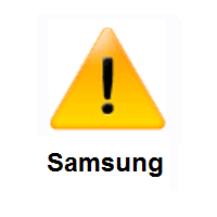 Warning on Samsung