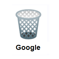 Wastebasket on Google Android
