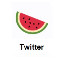 Watermelon on Twitter Twemoji
