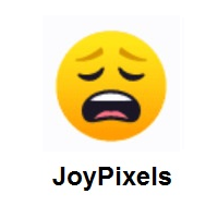 Weary Face on JoyPixels