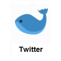 Whale on Twitter Twemoji