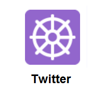 Dharmachakra: Wheel of Dharma on Twitter Twemoji
