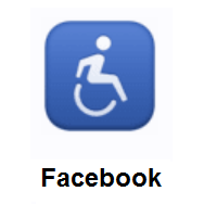 Wheelchair Symbol on Facebook