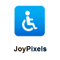 Wheelchair Symbol on JoyPixels