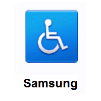Wheelchair Symbol on Samsung