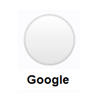 White Circle on Google Android
