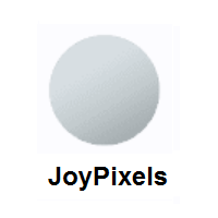 White Circle on JoyPixels