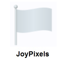 White Flag on JoyPixels