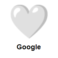 White Heart on Google Android