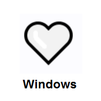 White Heart on Microsoft Windows