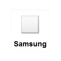 White Medium-Small Square on Samsung