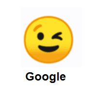 Winking Face on Google Android