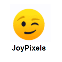 Winking Face on JoyPixels