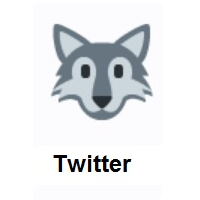 Wolf on Twitter Twemoji