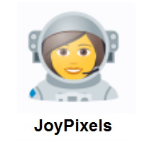 Woman Astronaut on JoyPixels